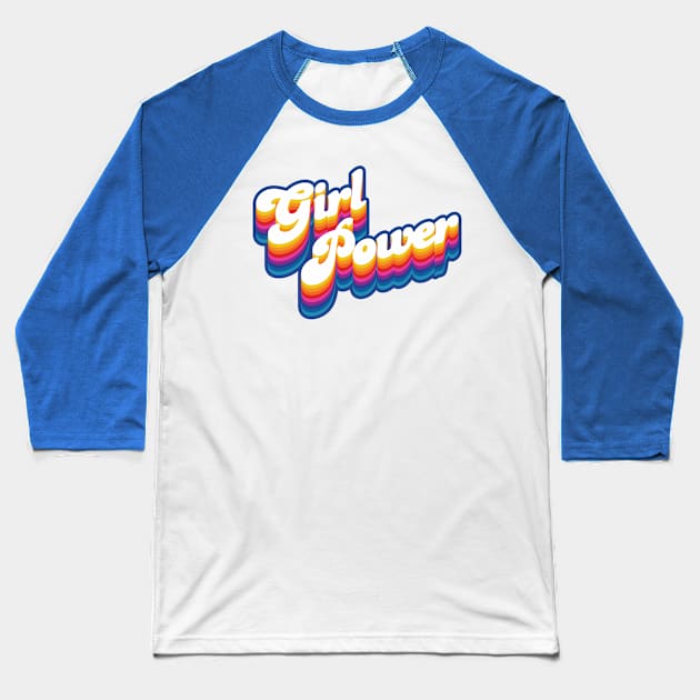 Girl Power Baseball T-Shirt by Jennifer